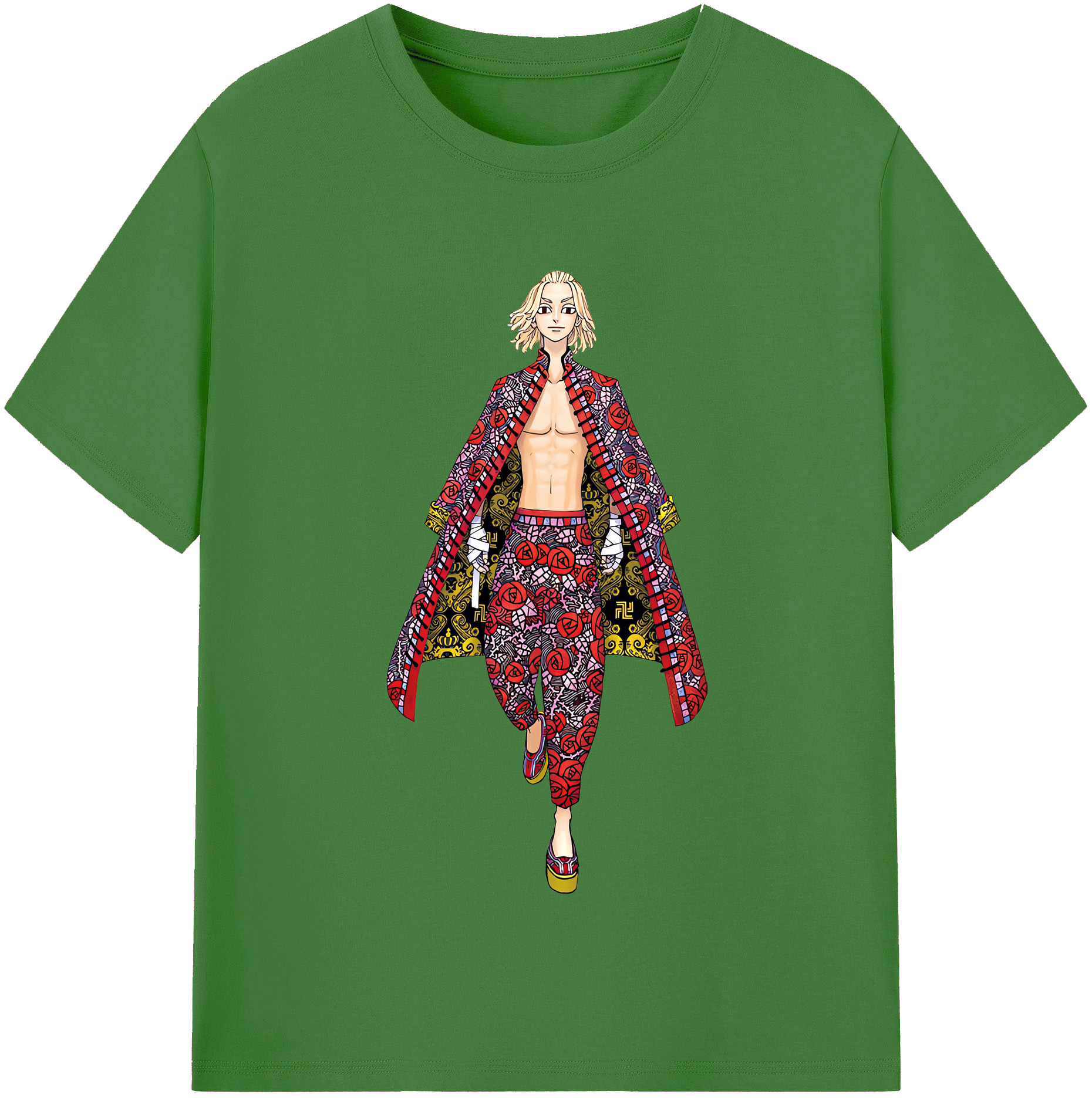 （画像用） 東京リベンジャーズ Tokyo Revengers レディースカジュアルプリントTシャツ（綿100％）